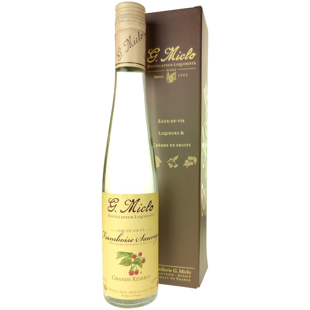 Eau de Vie de Framboises Sauvages Grande Réserve Distillerie Miclo (35cl)